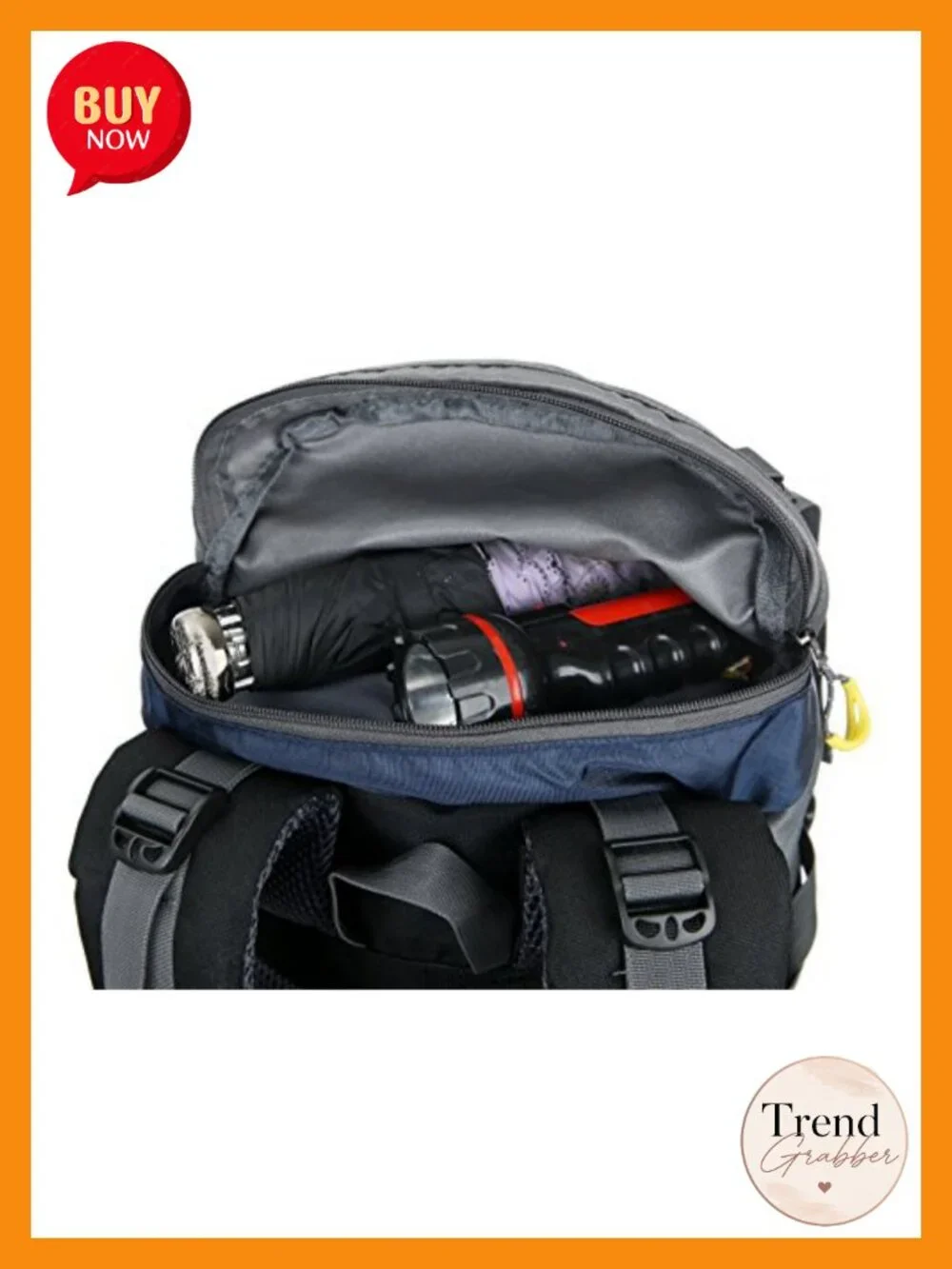 Waterproof Hiking Backpack 50L Ultralight Daypack with Rain Cover